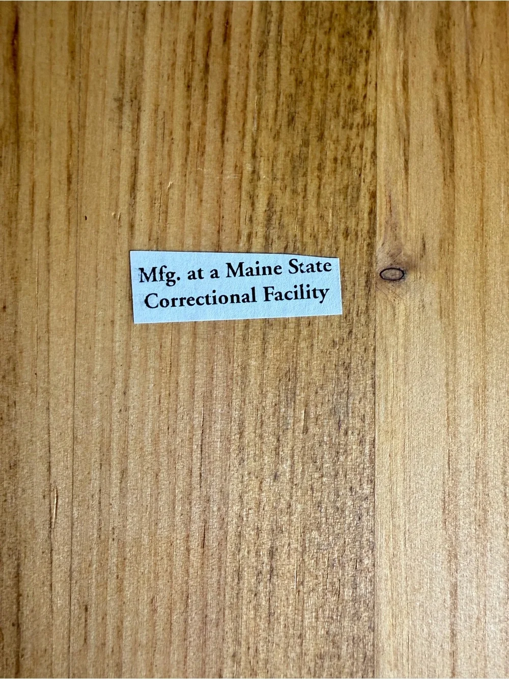 Handcrafted Anchor Themed Woods To Goods Maine State Prisoner Made Wooden Bouy